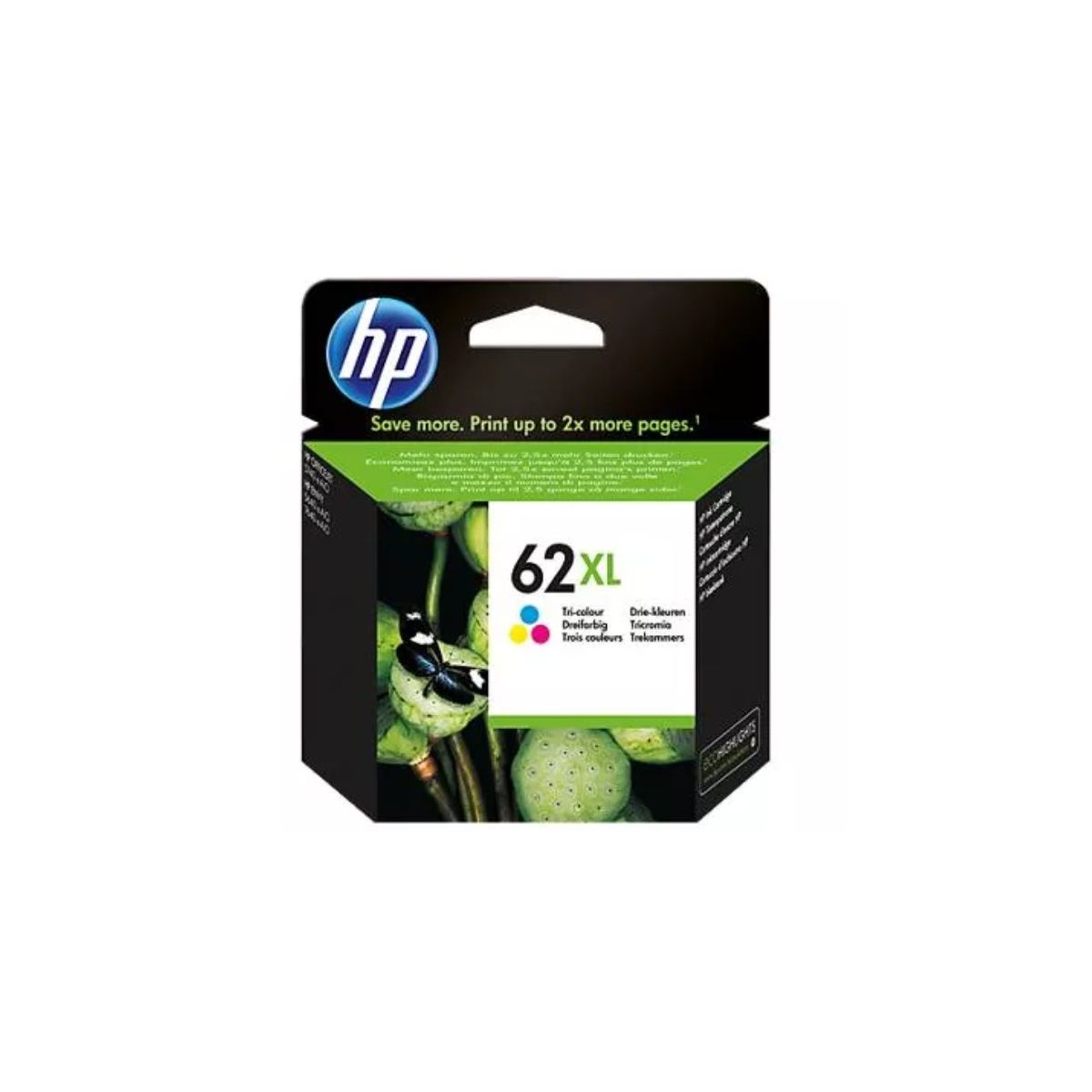 HP - Cartucho de Tinta hp 62XL Tricolor Original