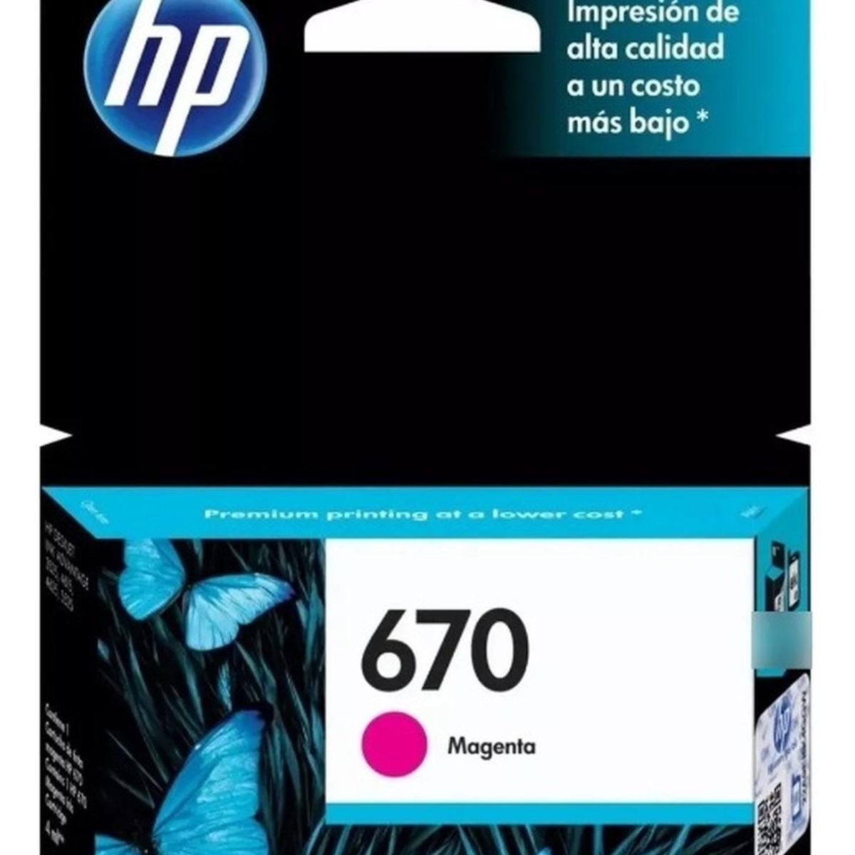 HP - Cartucho de Tinta hp 670 Magenta Original