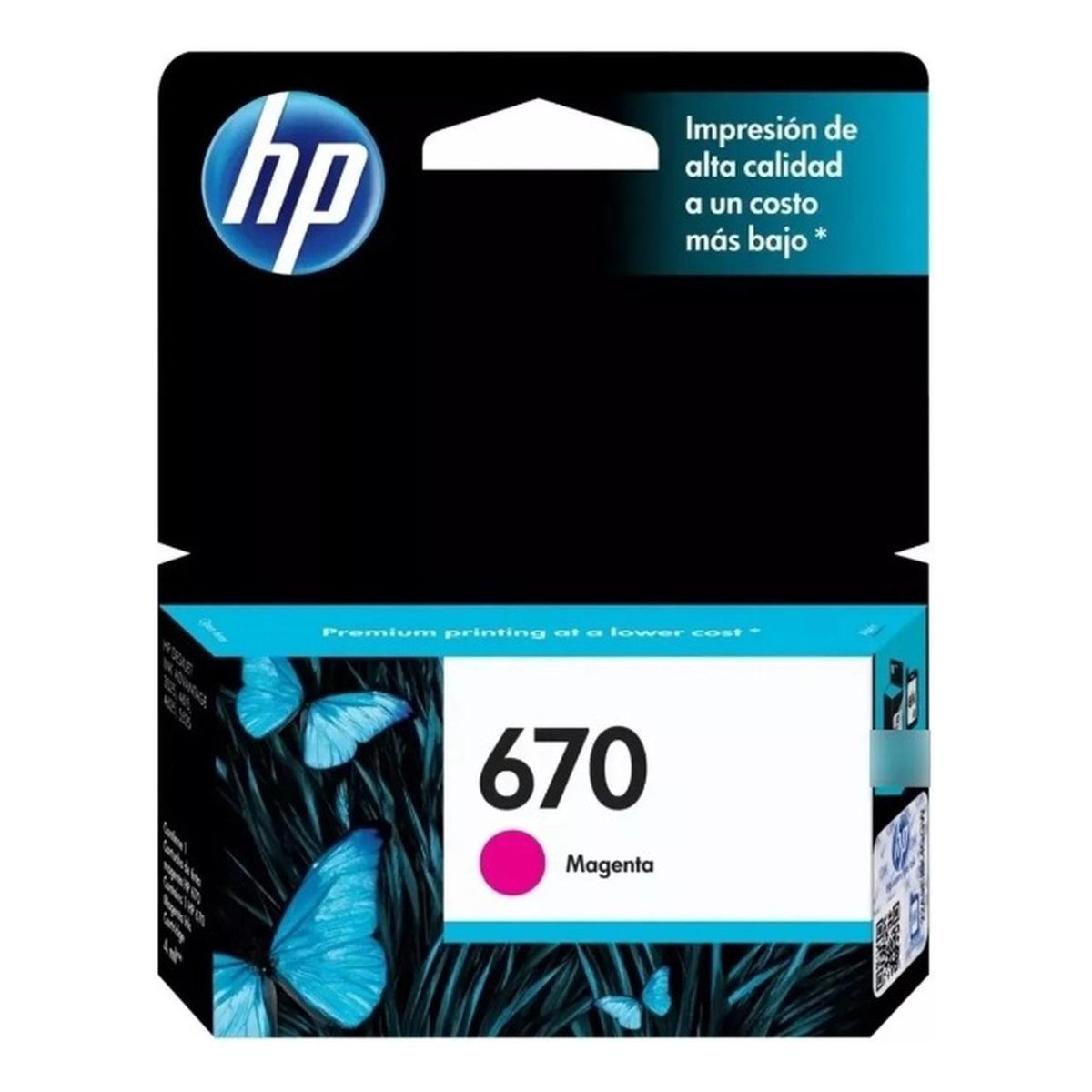 HP - Cartucho de Tinta hp 670 Magenta Original