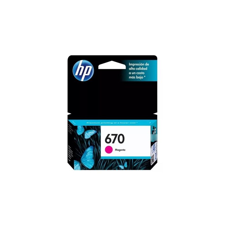 HP - Cartucho hp 670 Magenta Original