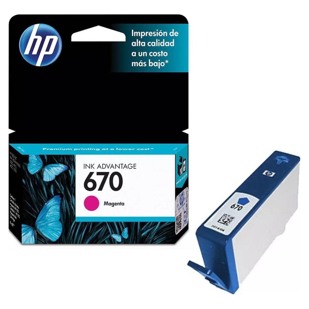 HP - Cartucho de Tinta hp 670 Magenta Original