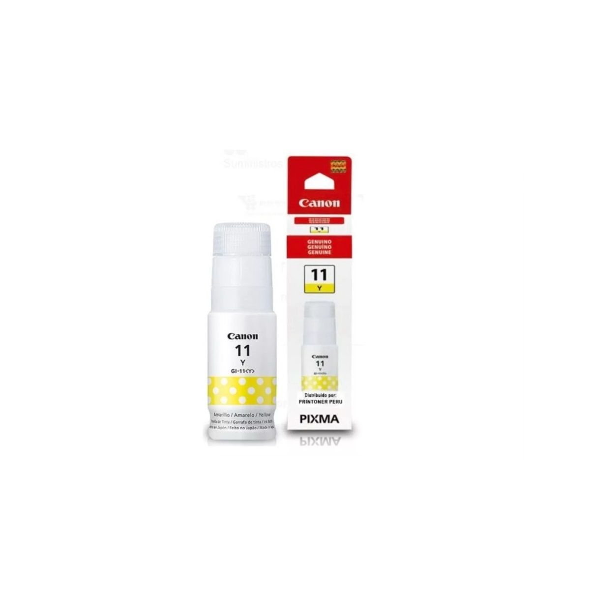 CANON - Botella de Tinta Canon GI-11 Yellow Original