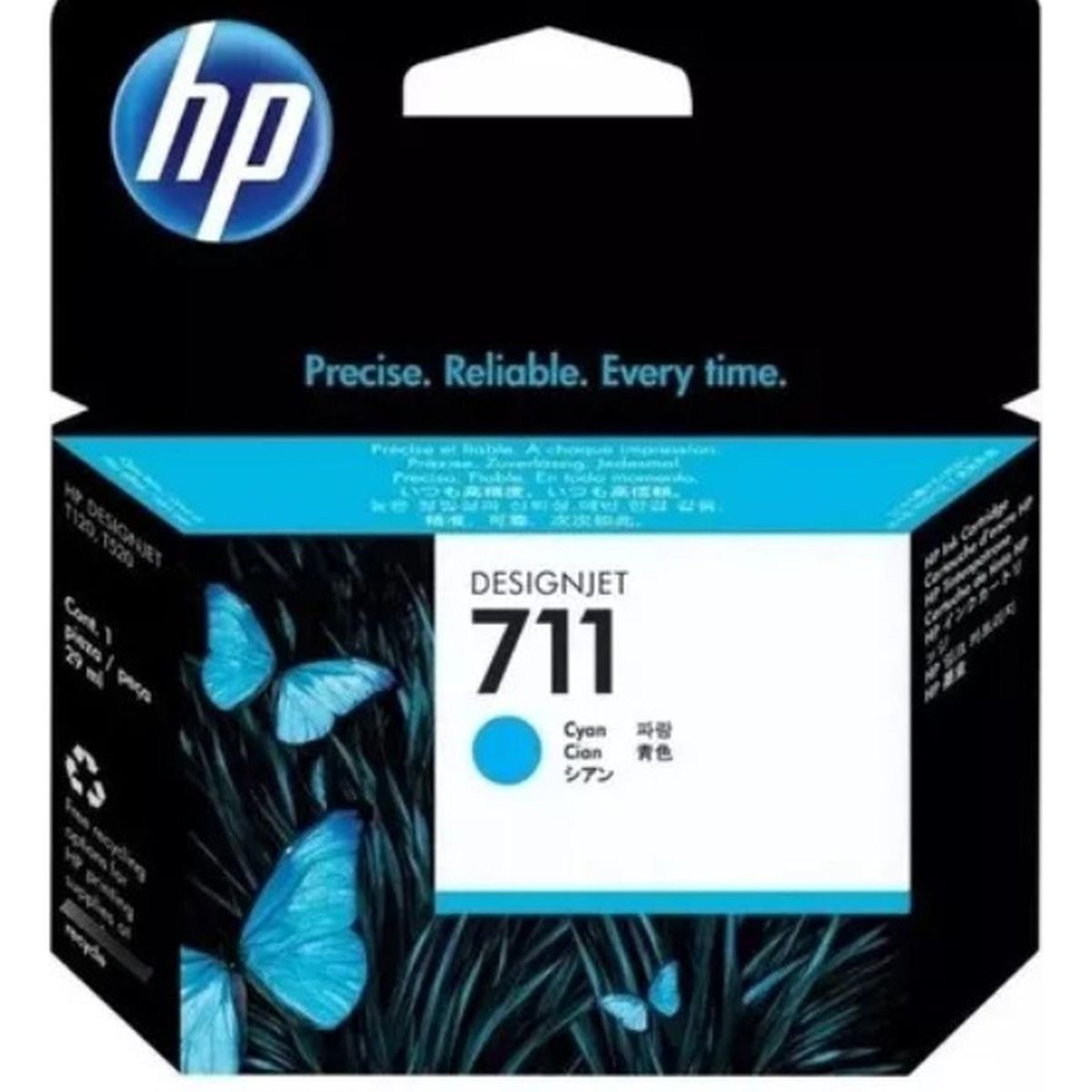 HP - Cartucho de Tinta hp 711 Cyan Original