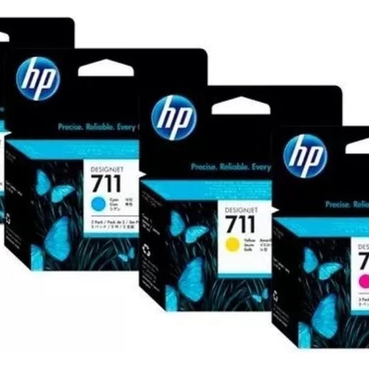 HP - Cartuchos de Tinta hp 711 Original Pack
