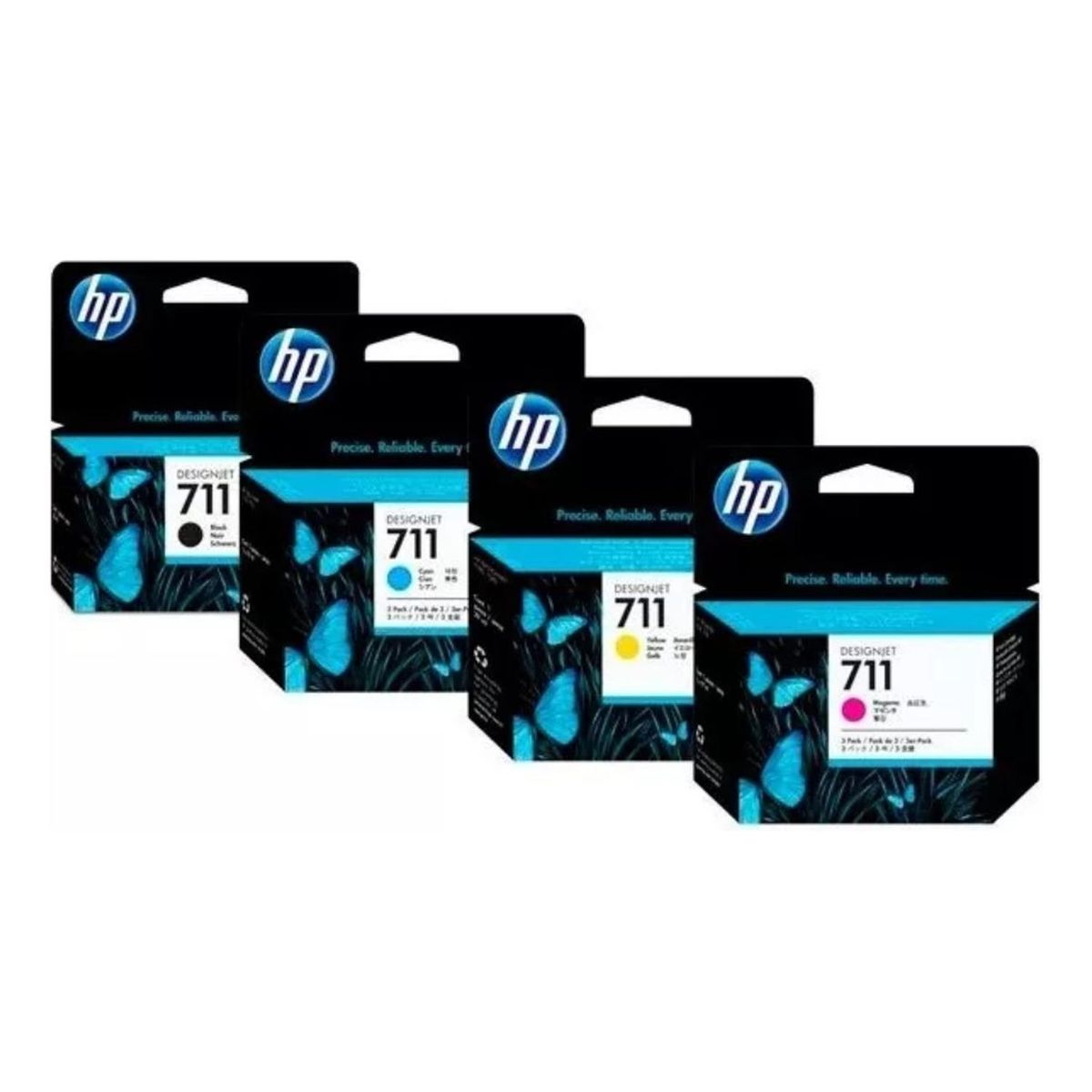 HP - Cartuchos de Tinta hp 711 Original Pack