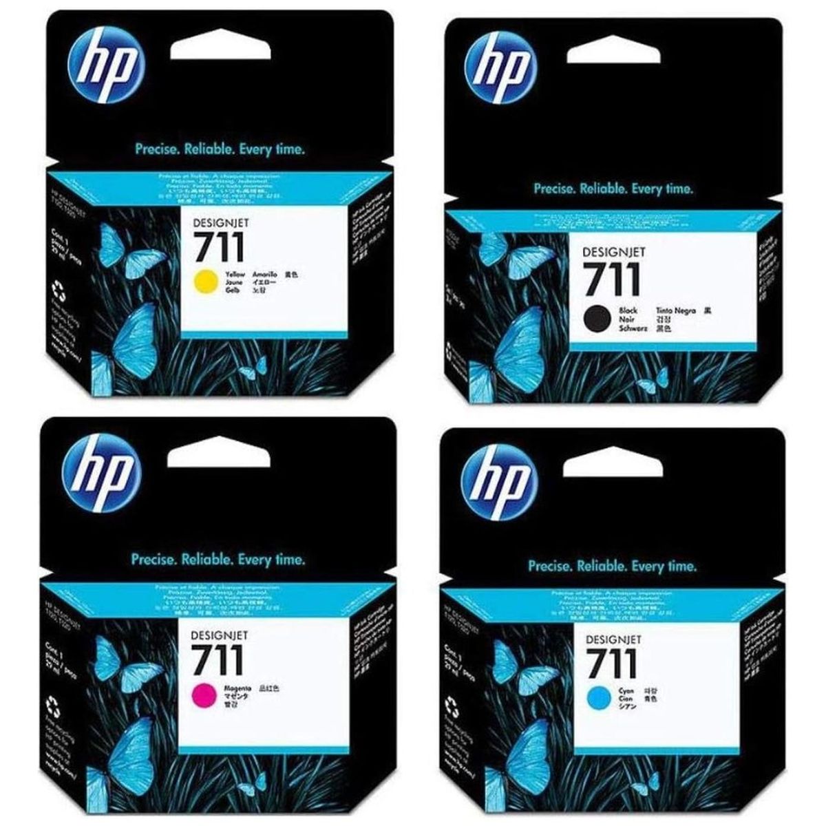 HP - Cartuchos de Tinta hp 711 Original Pack