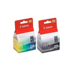 CANON - Pack Cartuchos 40- 41 Original. Negro / Tricolor