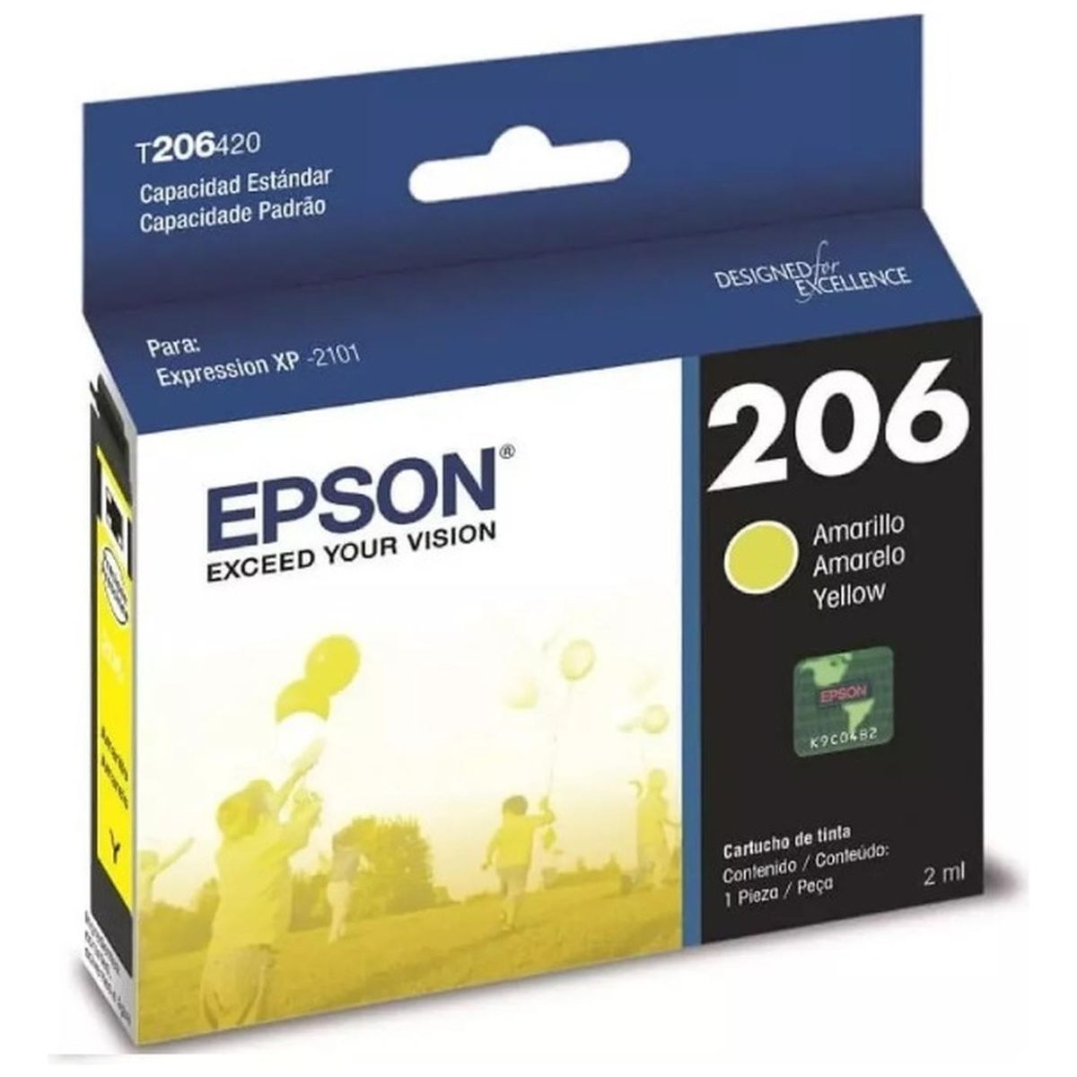 EPSON - Cartucho Epson 206 Yellow Original