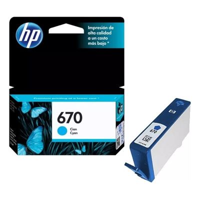 Imagen 2 del producto Cartucho de Tinta 670 Cyan Original