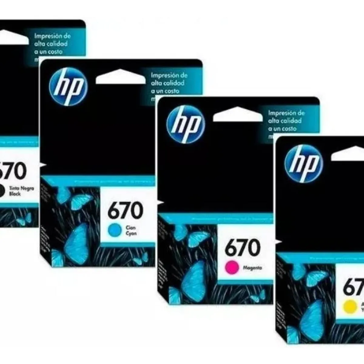 HP - Cartuchos de Tinta hp 670 Original Pack