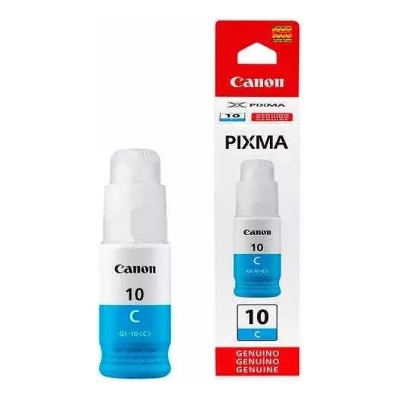 CANON - Botella de Tinta Canon GI-10 Cyan Original