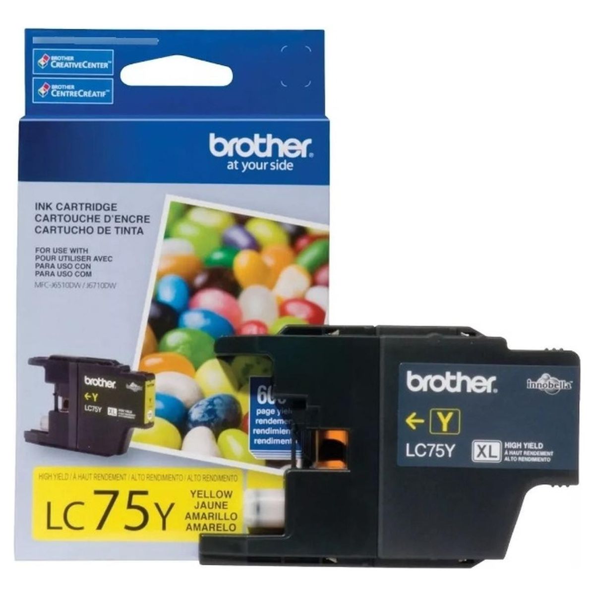 BROTHER - Cartucho de Tinta Brother LC75 Yellow Original