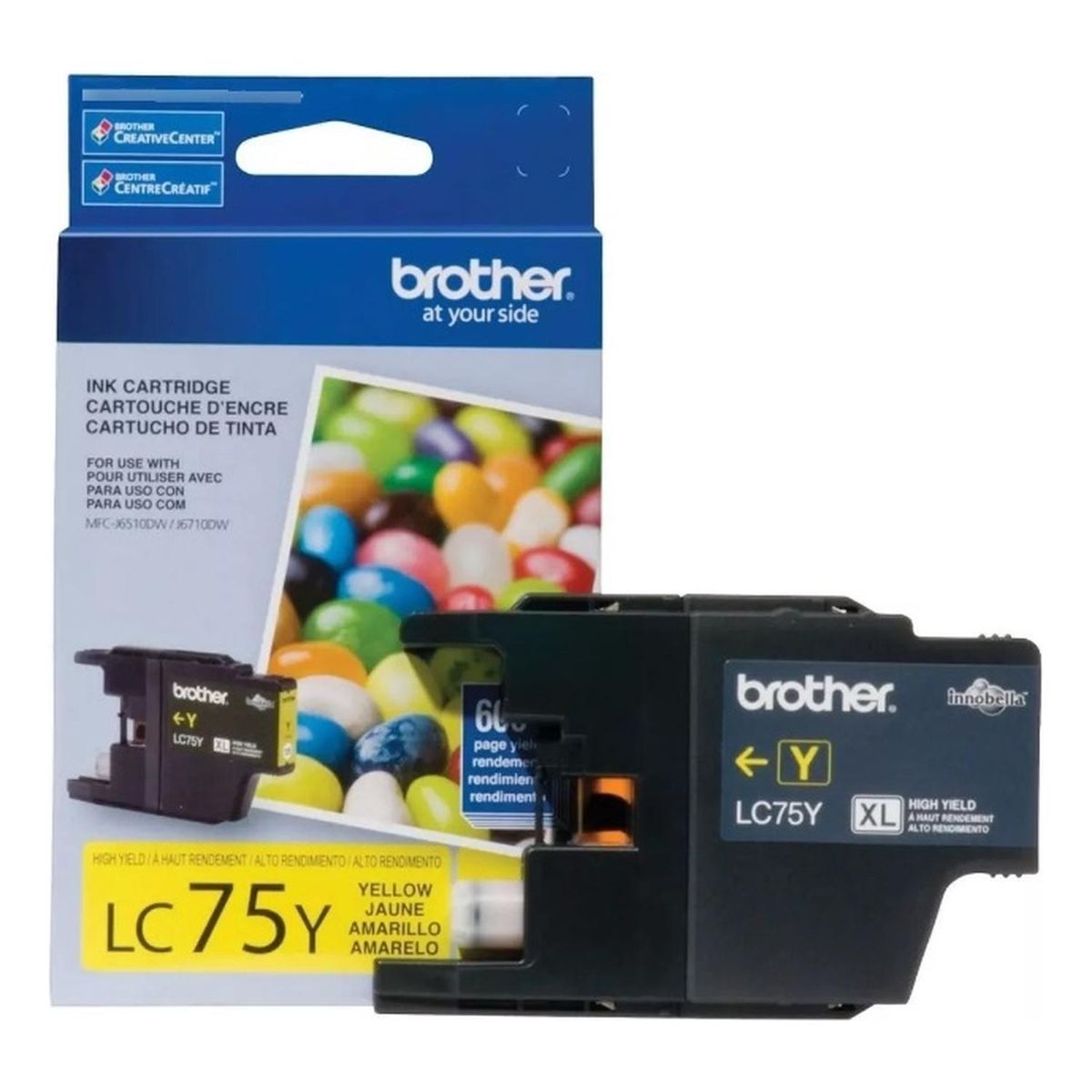 BROTHER - Cartucho de Tinta Brother LC75 Yellow Original