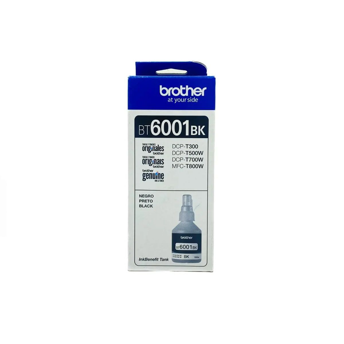 BROTHER - Botella de Tinta Brother Bt6001 Negro Original