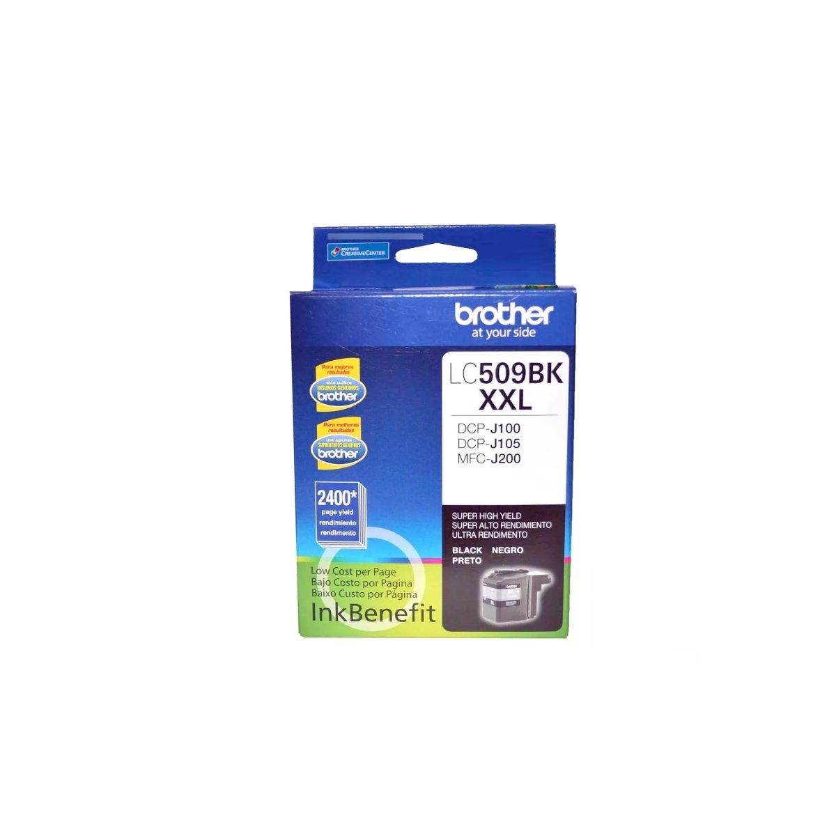 BROTHER - Cartucho de Tinta Brother LC509 Negro Original