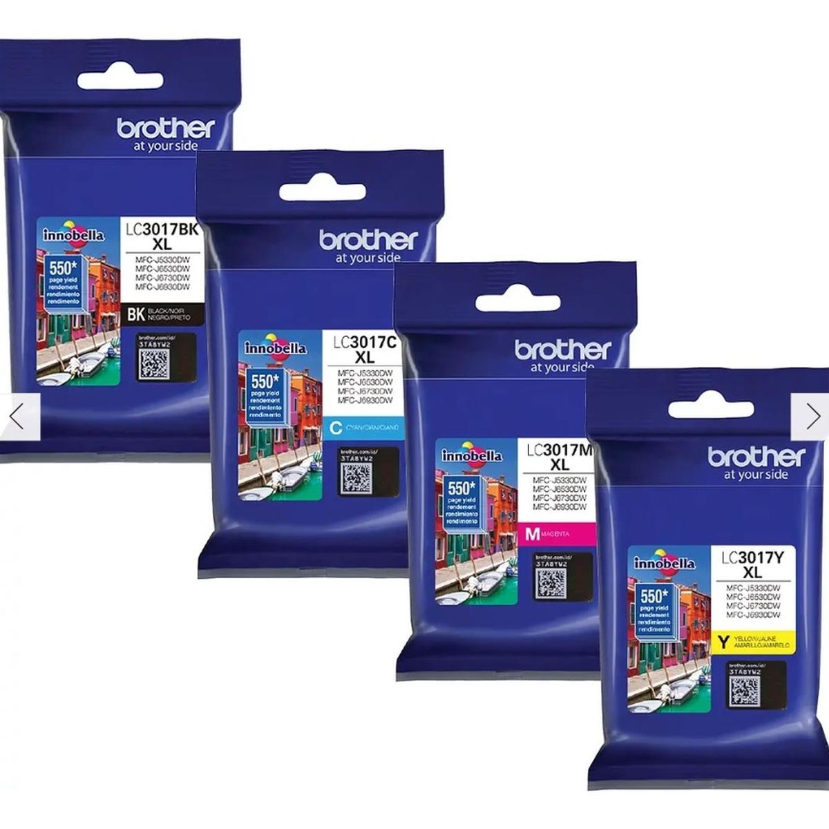BROTHER - Cartuchos de Tinta Brother LC3017 Original Pack