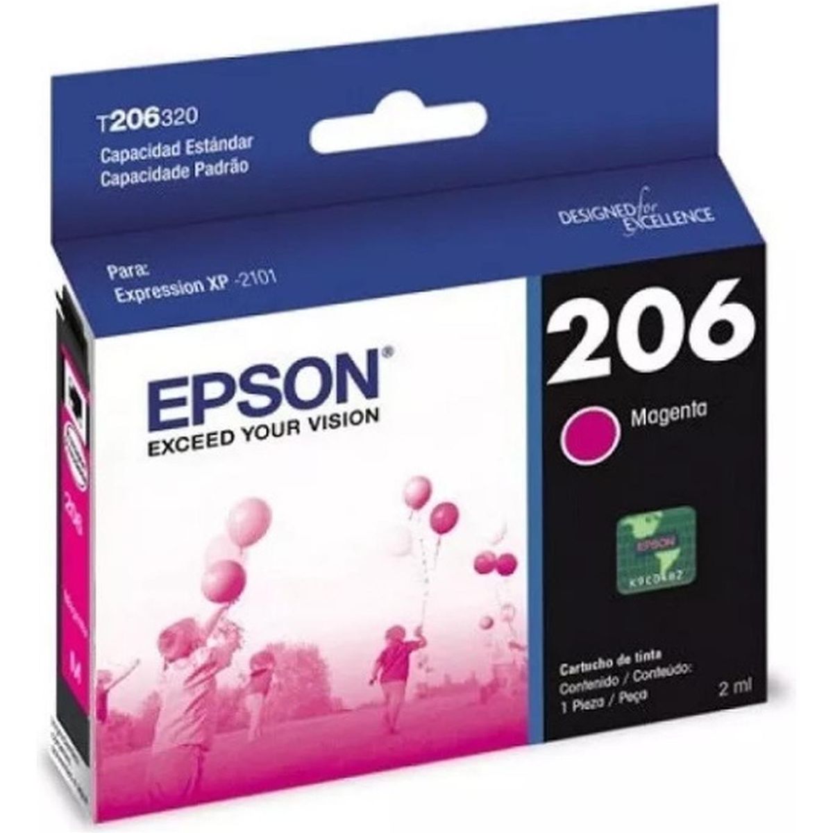 EPSON - Cartucho Epson 206 Magenta Original