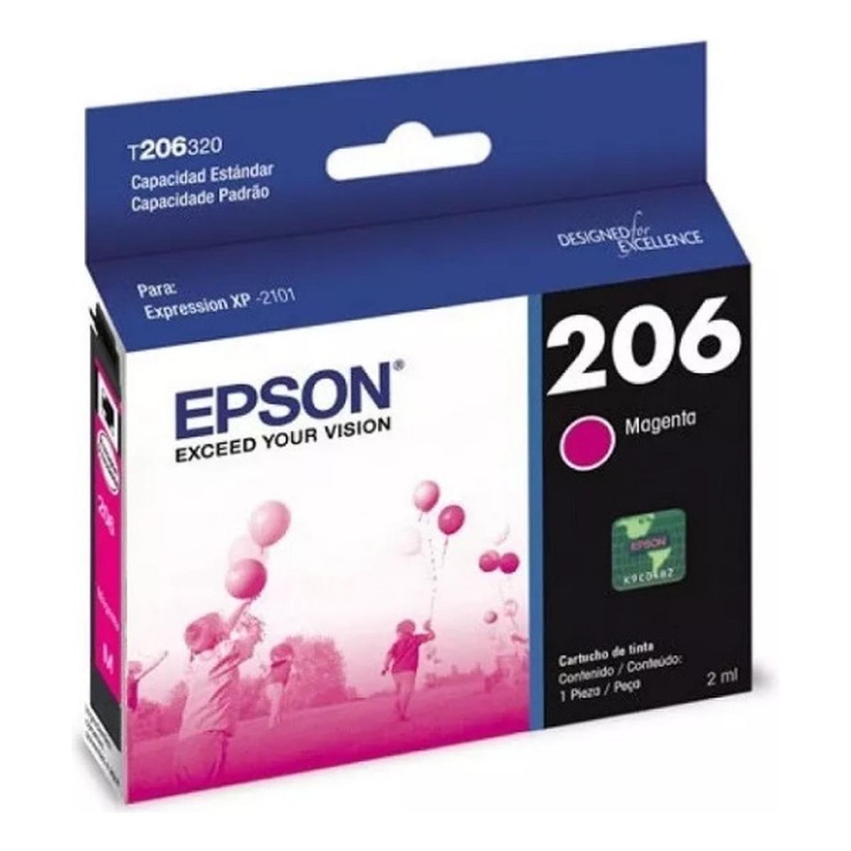 EPSON - Cartucho Epson 206 Magenta Original