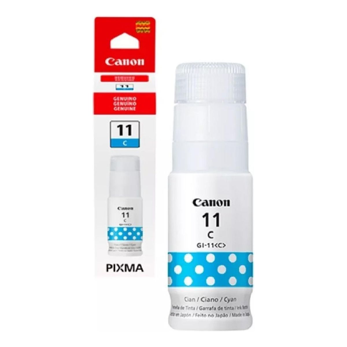 CANON - Botella de Tinta Canon GI-11 Cyan Original