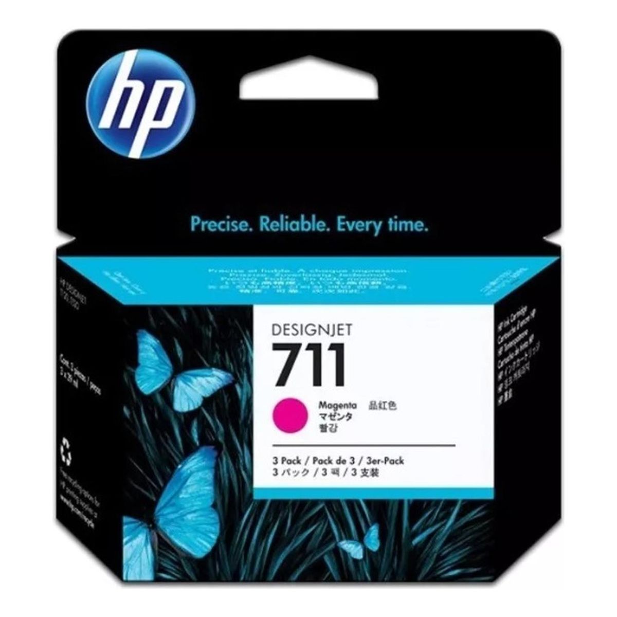 HP - Cartucho de Tinta hp 711 Magenta Original