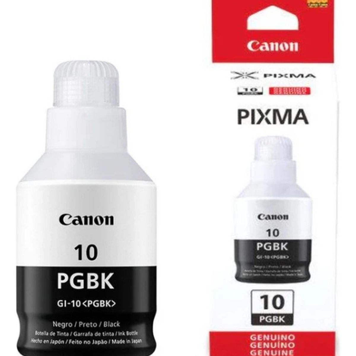 CANON - Botella de Tinta Canon GI-10 Negro Original