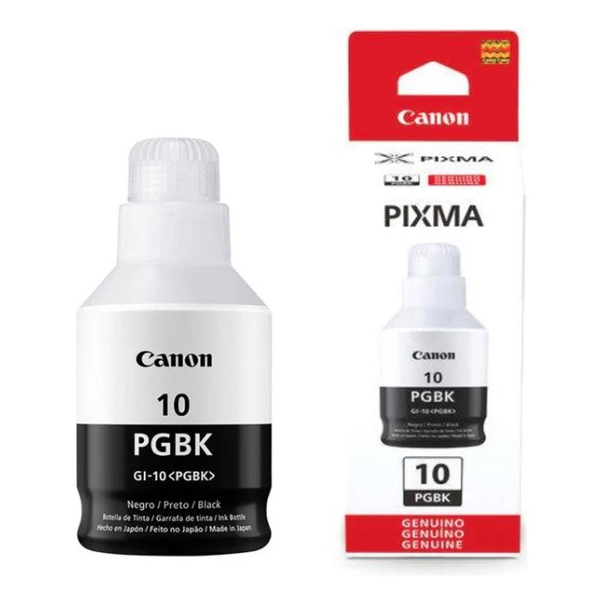 CANON - Botella de Tinta Canon GI-10 Negro Original