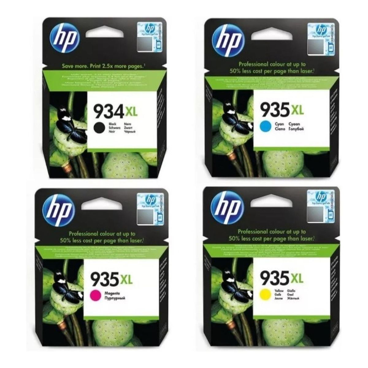 HP - Cartuchos de Tinta hp 934XL/935XL Original Pack