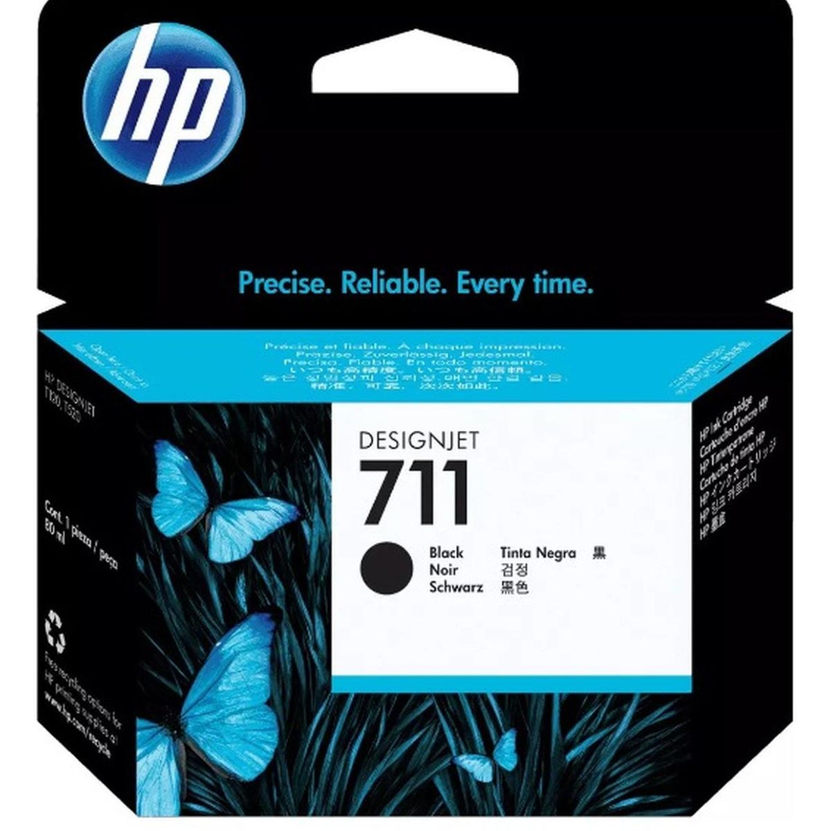 HP - Cartucho de Tinta hp 711XL 80 ML Negro Original