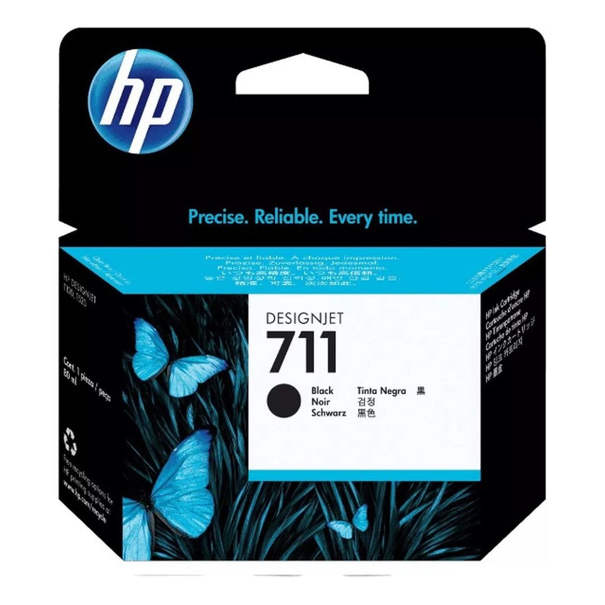 HP - Cartucho de Tinta hp 711XL 80 ML Negro Original