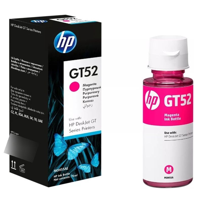HP - Botella de Tinta hp GT52 Magenta Original