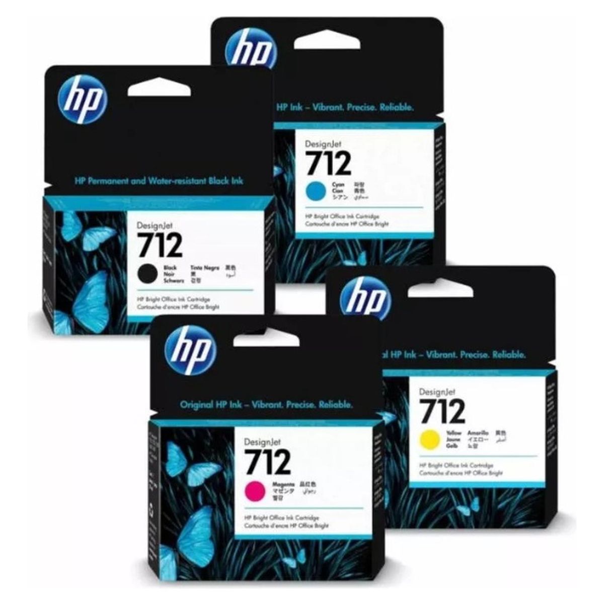 HP - Cartuchos de Tinta hp 712 Original Pack