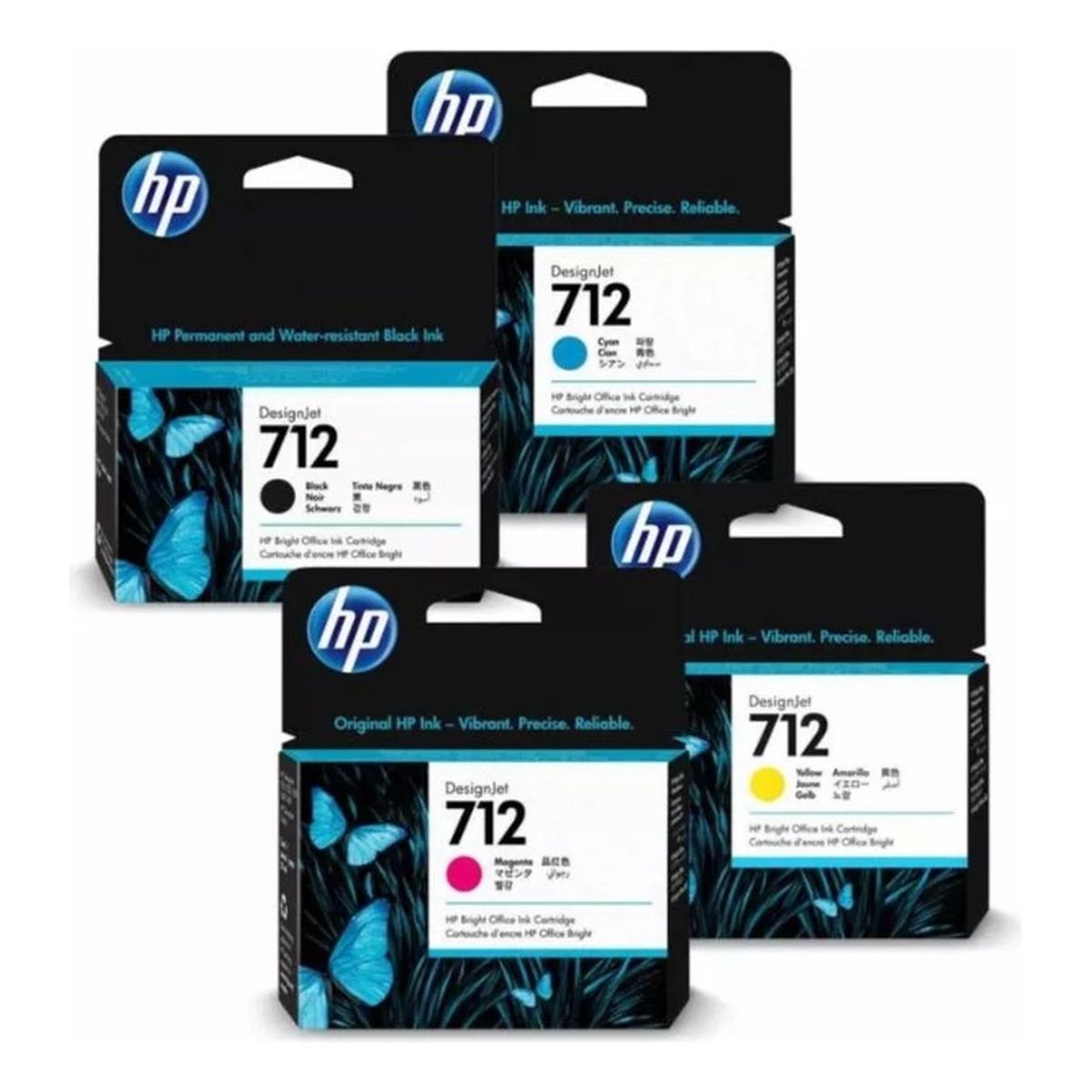 HP - Cartuchos de Tinta hp 712 Original Pack