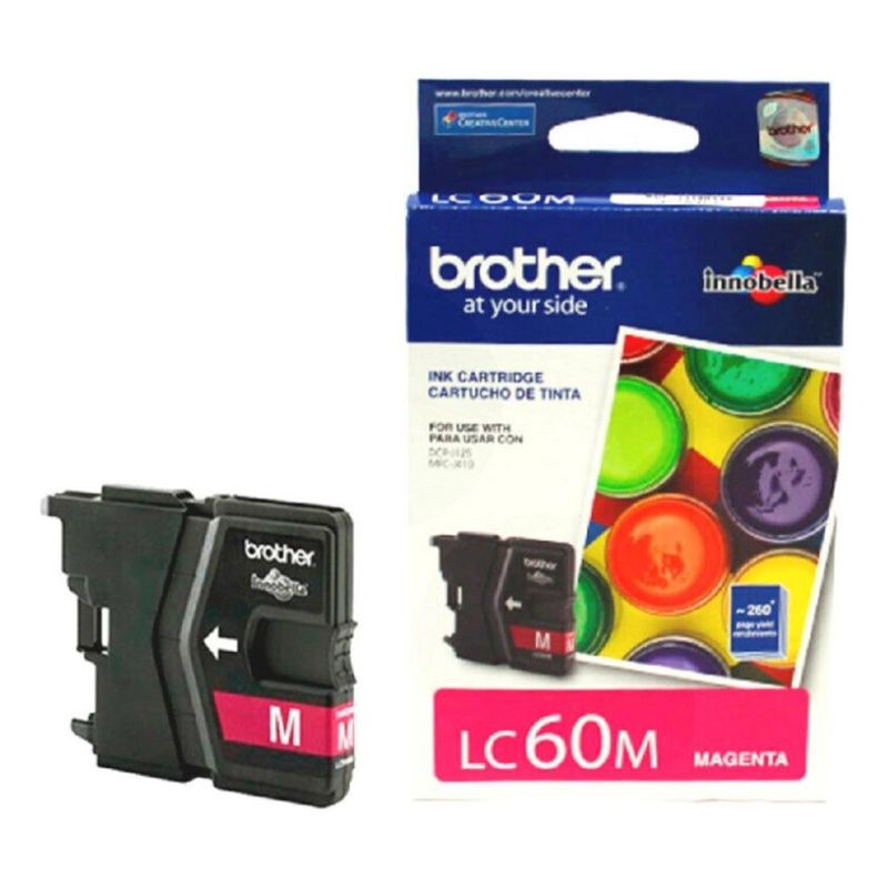 BROTHER - Cartucho de Tinta Brother LC60 Magenta Original