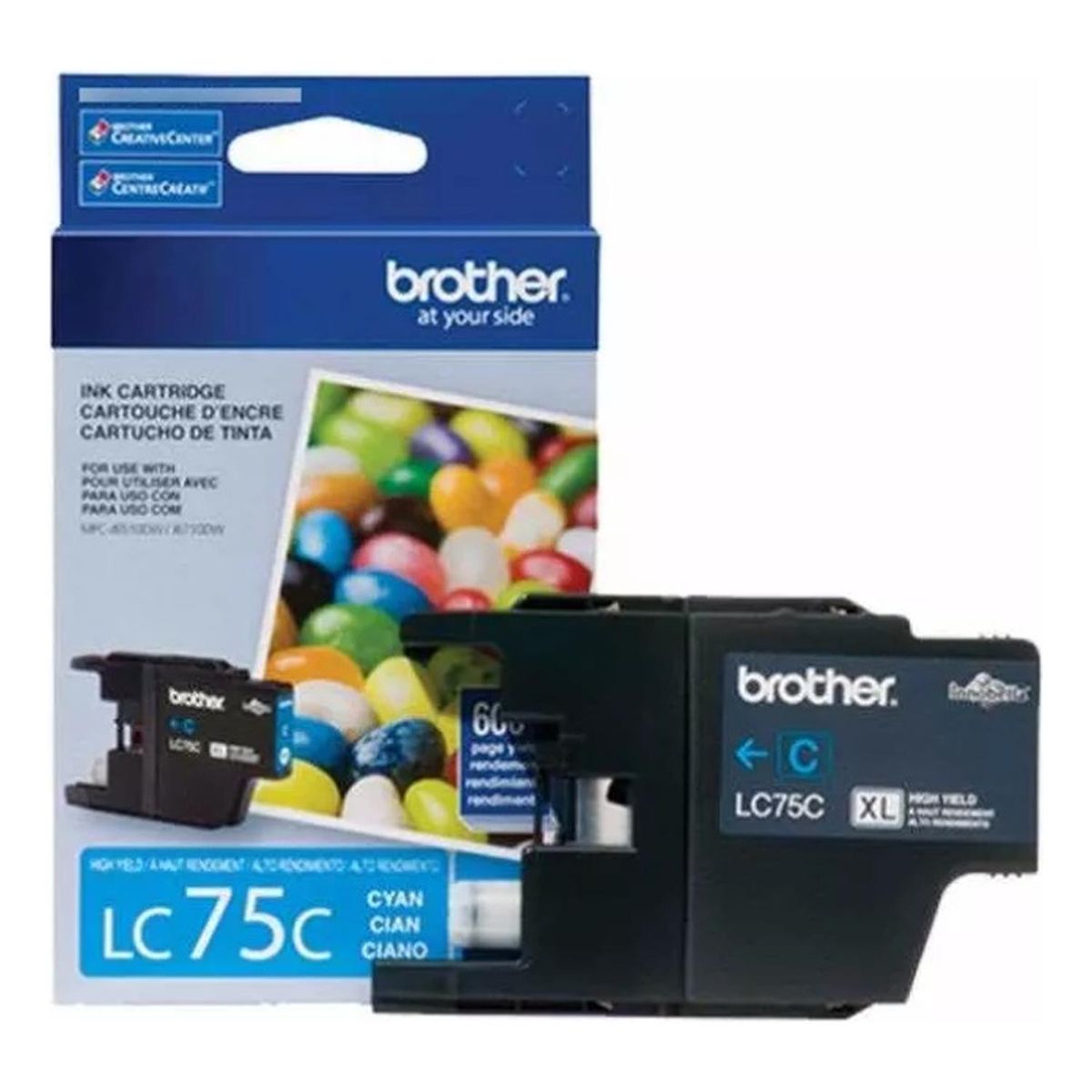 BROTHER - Cartucho de Tinta Brother LC75 Cyan Original