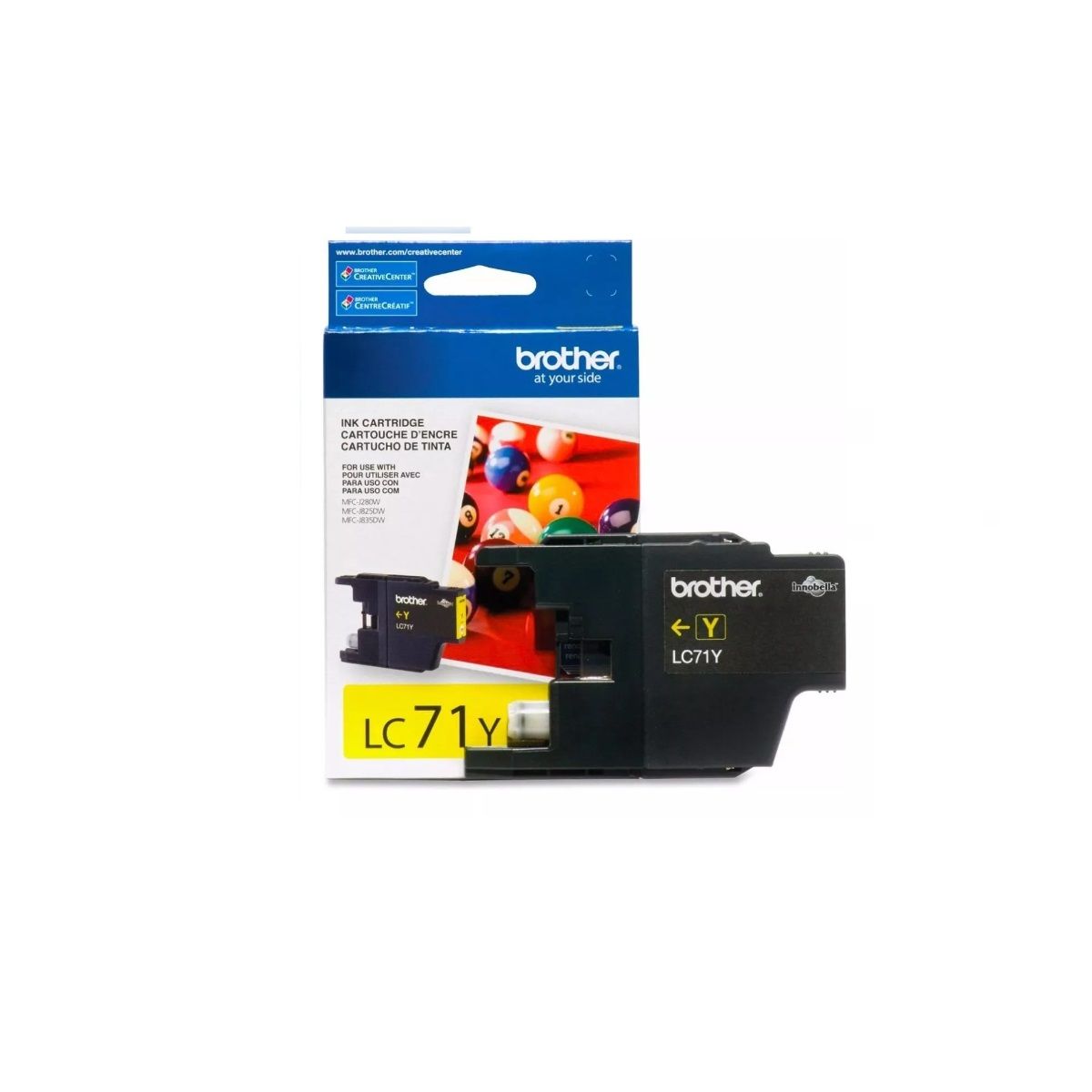 BROTHER - Cartucho de Tinta Brother LC71 Yellow Original