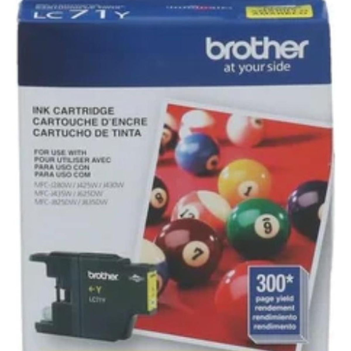 BROTHER - Cartucho de Tinta Brother LC71 Yellow Original