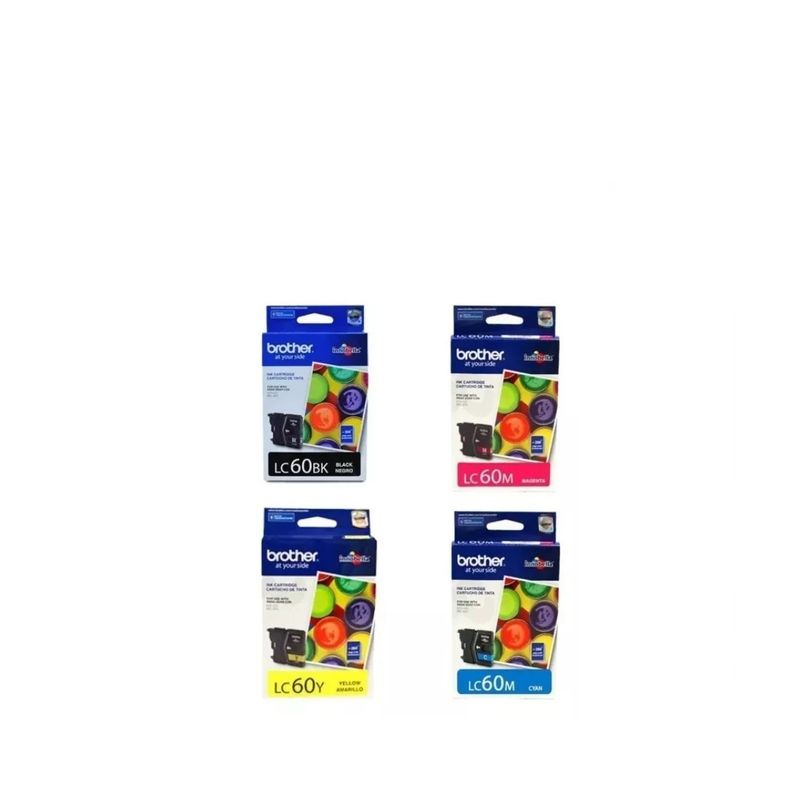 BROTHER - Cartuchos de Tinta Brother LC60 Original Pack