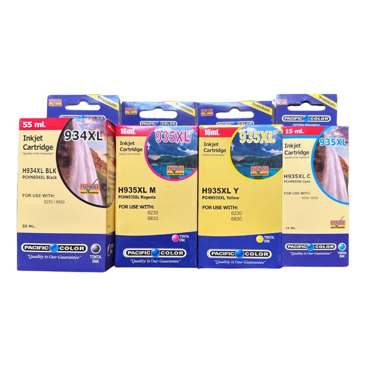 GENERICO - Pack Tintas Compatible para 934/935XL 6230 6830 6812 6815