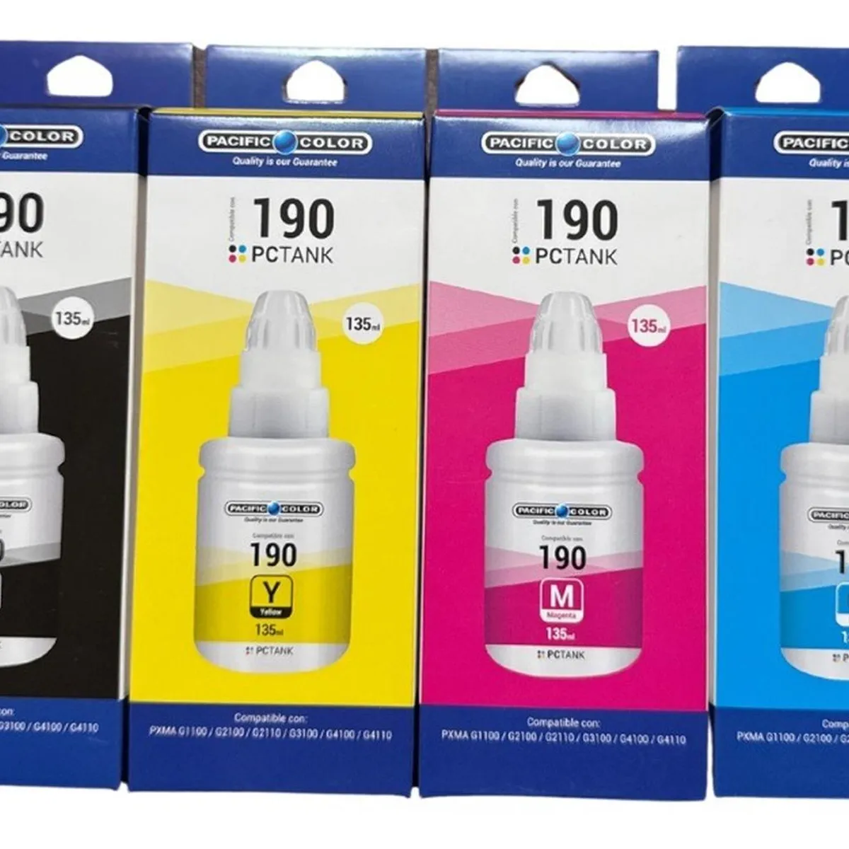 GENERICO - Pack Tintas Compatible para Gi-190 G2100/G2110/G3110