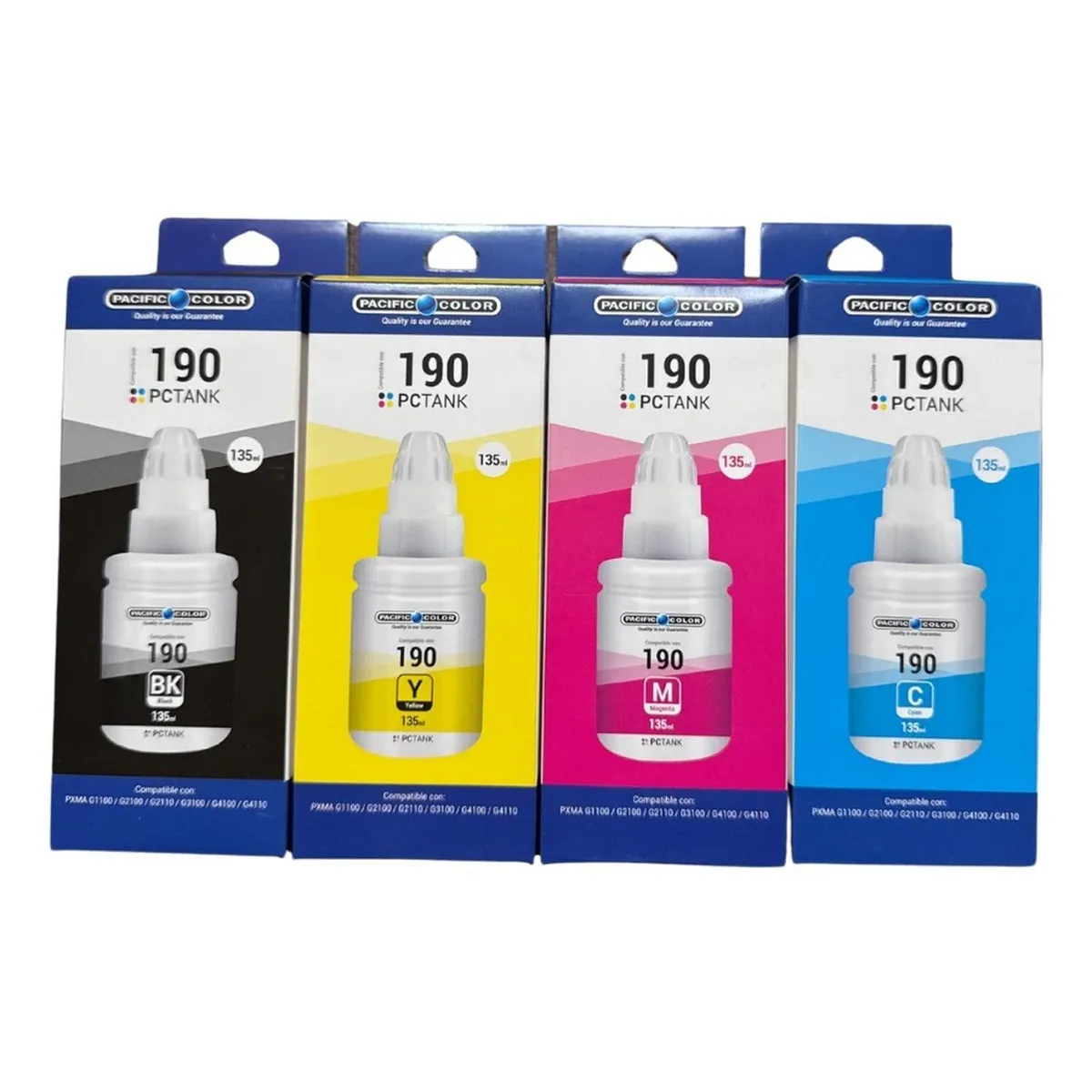 GENERICO - Pack Tintas Compatible para Gi-190 G2100/G2110/G3110