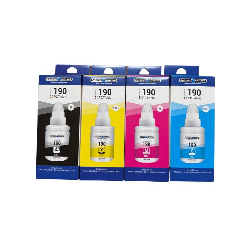 GENERICO - Pack Tintas Compatible para Gi-190 G2100/G2110/G3110