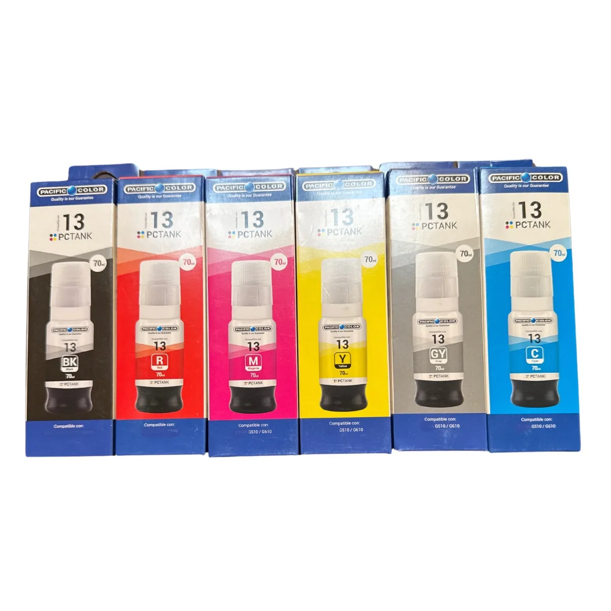 GENERICO - Pack Botellas Compatible para Gi-13 G510/G610