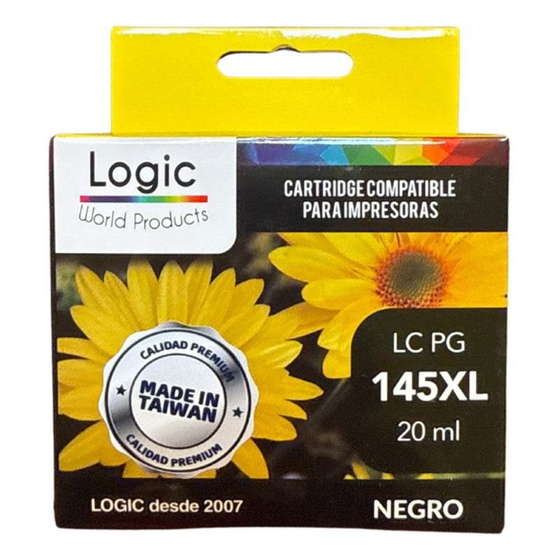 GENERICO - Tinta Compatible para 145XL Negro MG-2410/MG-2510/MG-2910