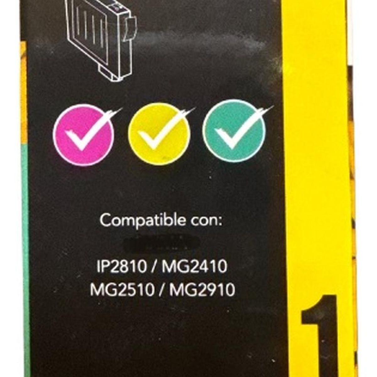 GENERICO - Tinta Compatible para 145XL Negro MG-2410/MG-2510/MG-2910