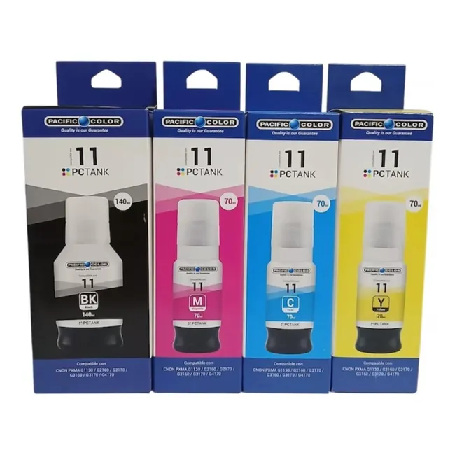 GENERICO - Pack Tintas Compatible para Gi-11 G-2160/G-3160