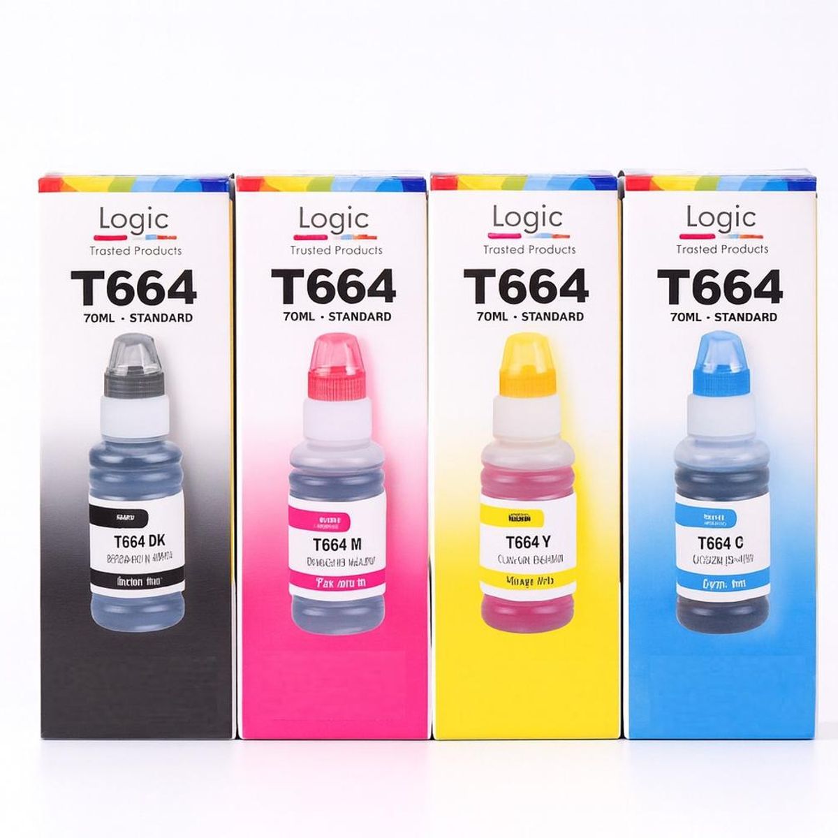 GENERICO - Pack Botellas de tinta Compatible para T664