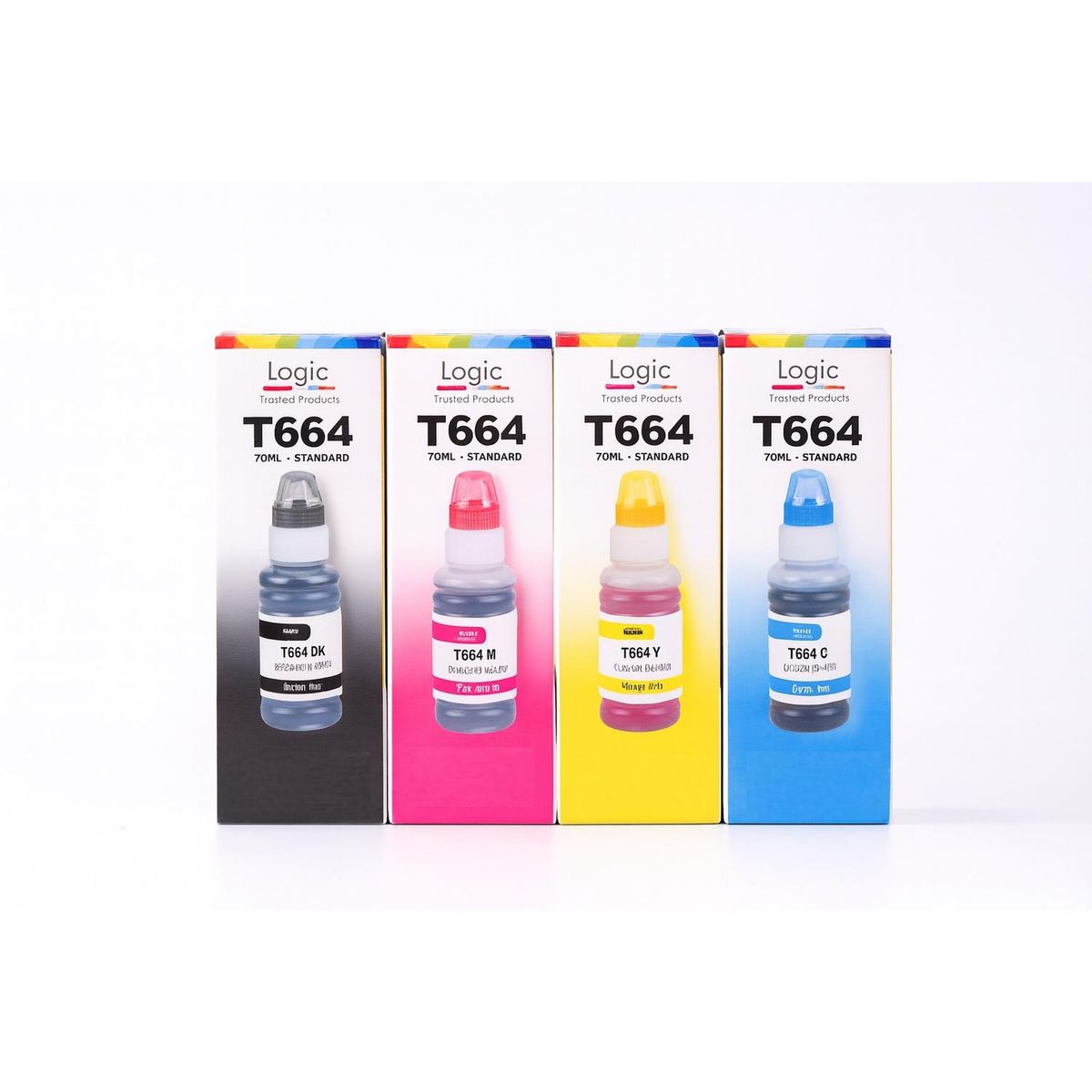 GENERICO - Pack Botellas de tinta Compatible para T664