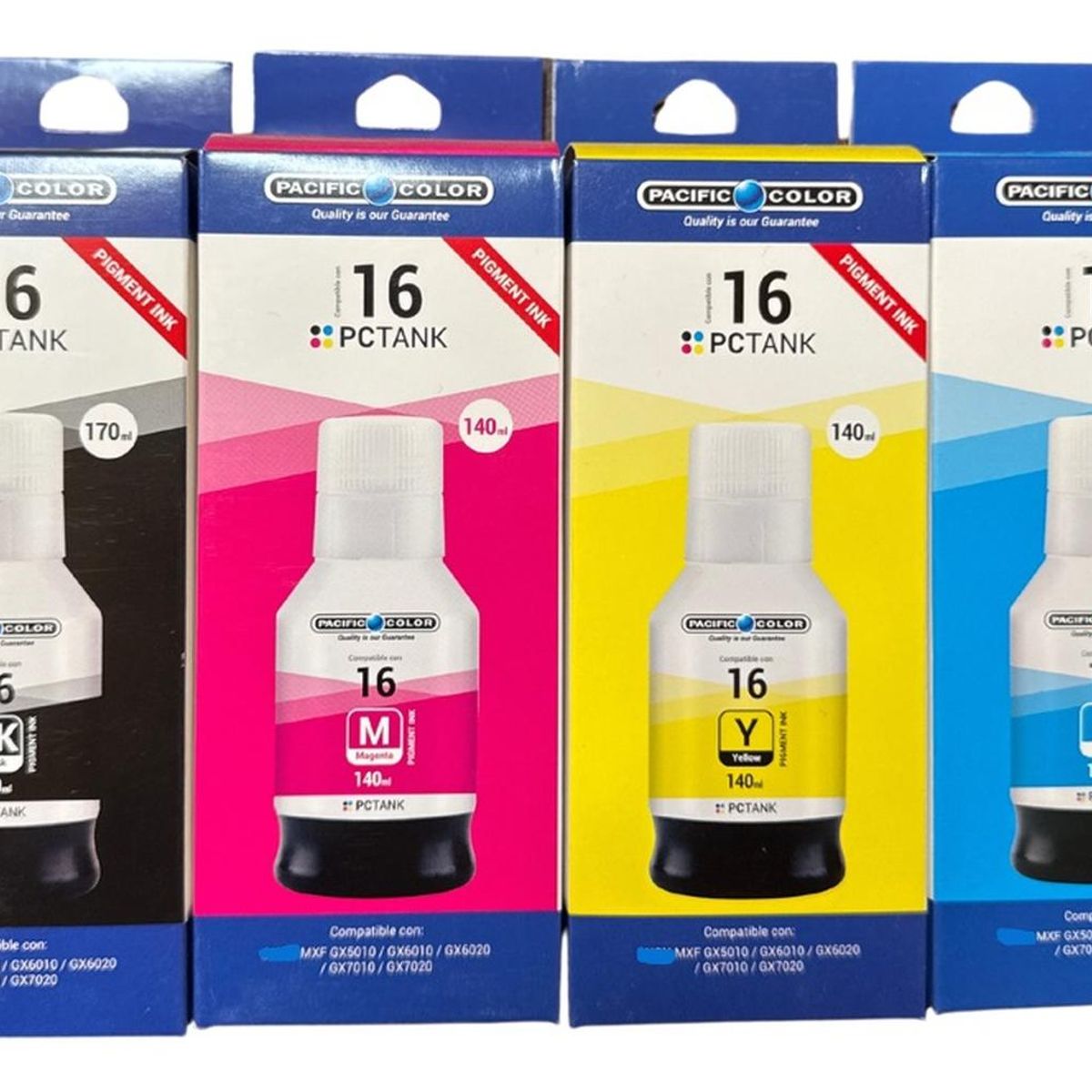 GENERICO - Pack Tintas Compatible para Gi-16 Gx-6010 Gx-7010