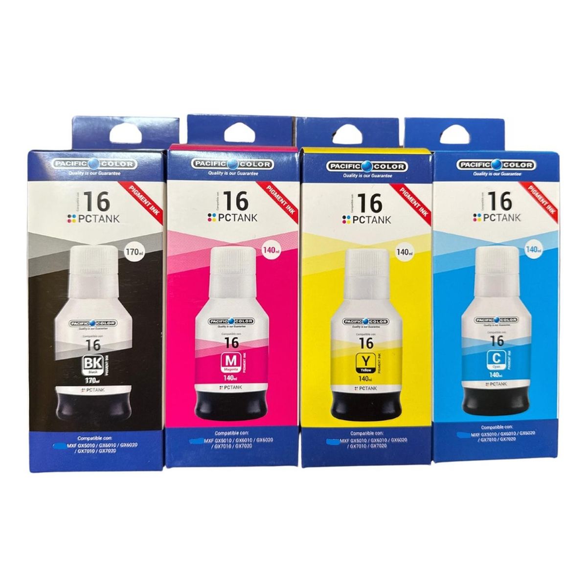 GENERICO - Pack Tintas Compatible para Gi-16 Gx-6010 Gx-7010