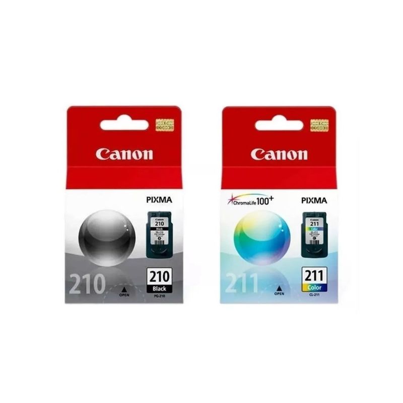 CANON - Pack Cartuchos Canon 210- 211 Original Negro / Tricolor